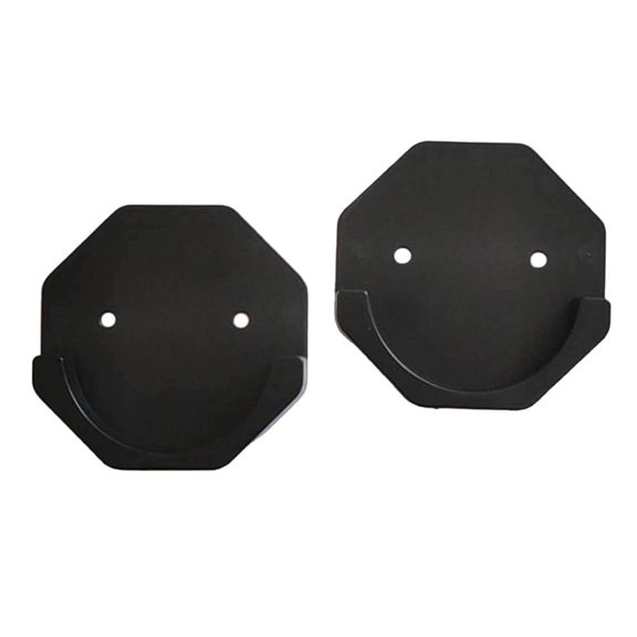 Shower Curtain Rod Holder Bathroom Accessories for Closet Kitchen Household Hexagon Black