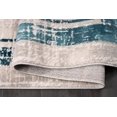 thumbnail image 4 of LaDole Rugs Blue Grey Bordered Modern Contemporary Minimalistic Area Rug For Living Room Bedroom, 4 of 5