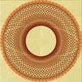 thumbnail image 1 of Ahgly Company Tapis d'Intérieur Lavable à la Machine, Carré, Transitionnel, Brun Acajou, Tapis de Zone, 8 Pieds Carré, 1 of 7