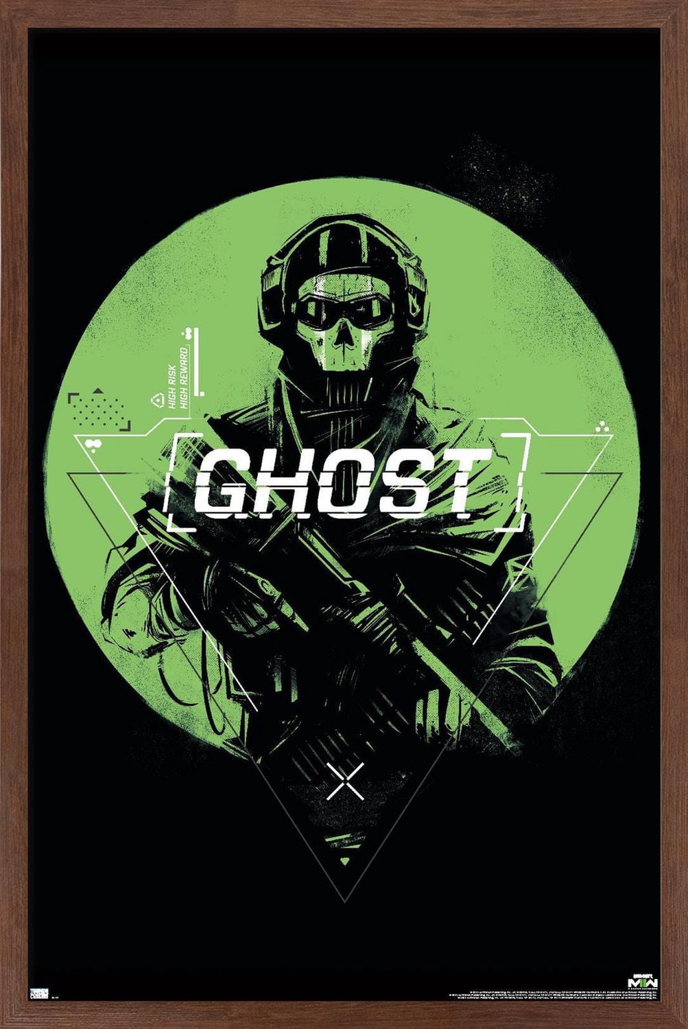 Call of Duty: Modern Warfare 2 - Ghost Emblem Wall Poster