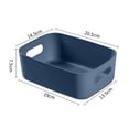 thumbnail image 2 of Desktop Baskets Organizer Bin Desktop Sundries Organizer Desktop Storage Basket PP Cosmetic Storages Box Desktops Sundries Organizer With Handle For Household, 2 of 2