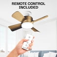 thumbnail image 3 of Bell + Howell Socket Fan Light Bronze 2-in-1 LED Bulb 1000 Lumens with Remote Control 3 Speeds 3 Light Settings E26 Base, 3 of 7