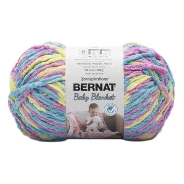 Bernat® Baby Blanket™ Yarn, Polyester #6 Super Bulky, 10.5oz/300g, 220 Yards