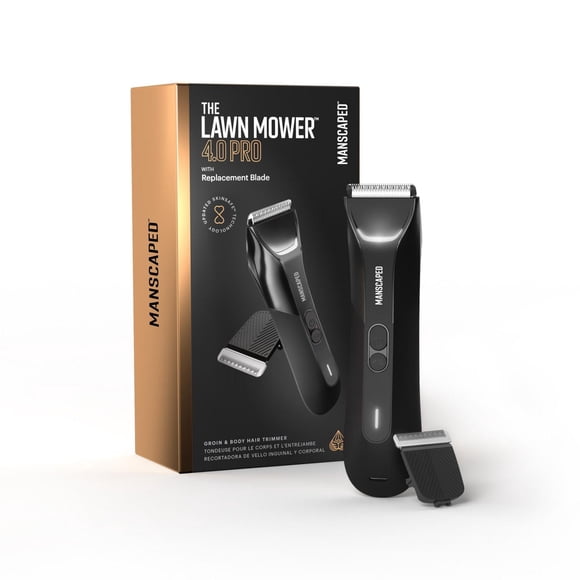 MANSCAPED® The Lawn Mower® 4.0 Men's Groin & Body Hair Trimmer with Additional SkinSafe™ Replacement Blade