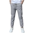 thumbnail image 1 of QIPOPIQ Pantalon Jogger Extensible à Enfiler pour Garçons Liquidation, 1 of 3