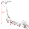 thumbnail image 2 of Goplus Trottinette Pliable à 2 Roues pour Ados et Adultes, Aluminium, Réglable, Légère, 2 of 10