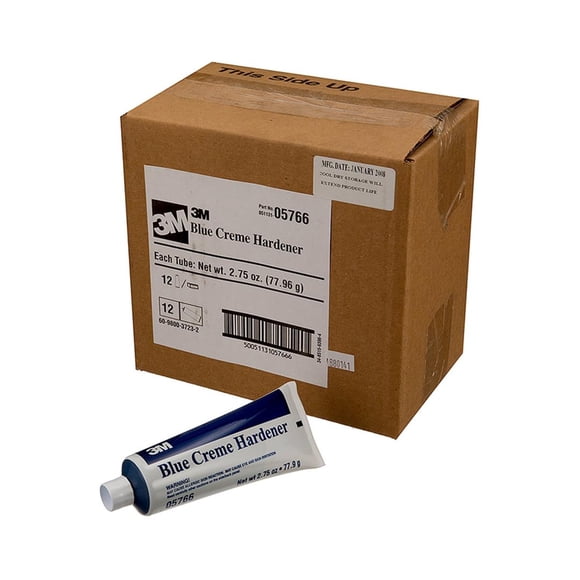 Durcisseur de Remplissage Corporel 3 m 05766 à Utiliser avec des Remplissages/pâte et Glaçures Dynatron et Bondo 3 m; Tube de 2,75 Onces; Bleu; Unité