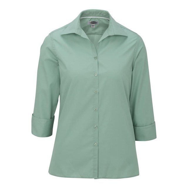 Edwards Blouse en Popeline à Manches 3/4 pour Femme, Style 5040