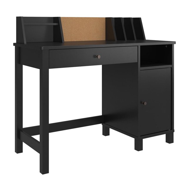 Ameriwood Home Abigail Kids Desk with Chair, Black
