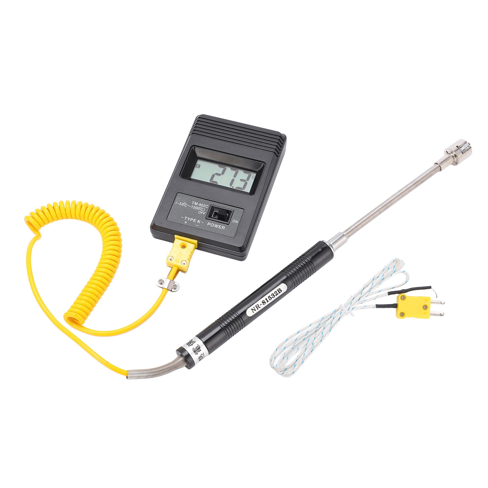 Tm‑902c Digital K Type Sensor LCD Thermometer Temperature Detector with Thermocouple ‑50‑500℃