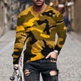 thumbnail image 1 of Meichang T-Shirt à Manches Longues pour Homme en Coton, T-Shirts Graphiques pour Hommes Tendance à Imprimé Camouflage, T-Shirts Amusants à Col Rond Confortables à Manches Longues pour Homme, 1 of 5