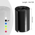 thumbnail image 2 of Unique Bargains Tube Rétractable en PVC Noir 103mm Plat 4m pour Grand Pack de Batteries, 2 of 5