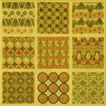 thumbnail image 1 of Ahgly Company Machine Washable Indoor Square Transitional Dark Bisque Brown Area Rugs, 6' Square, 1 of 7