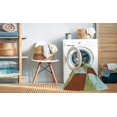 thumbnail image 2 of Ahgly Tapis Rectangulaire Lavable en Machine Intérieur Transitionnel Vert Clair, 3 Pieds x 5 Pieds, 2 of 7
