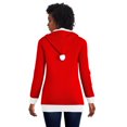 thumbnail image 3 of George Women's Mrs. Claus Tunic Sweater, 3 of 6