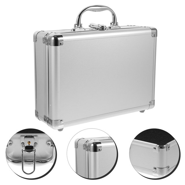UPOUART Aluminum Alloy Toolbox Tool Storage Boxes Silver 1Set for General Users