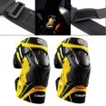 thumbnail image 3 of 2x Genouillères de Moto K01-3 pour Motocross Course Cyclisme Résistant aux Chocs Absorbant Réfléchissant Jaune, 3 of 9