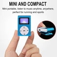thumbnail image 4 of EGNMCR Portable MP3 Player, Mini USB LCD Screen MP3 Card Support Sports Music Player MP Player, 4 of 7
