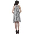 thumbnail image 4 of Moomaya Robes à Col Licou Imprimées pour Femmes, Tunique Sans Manches à Col Montant, Vêtements pour Femmes, 4 of 4