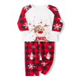 thumbnail image 3 of Family Matching Christmas Pajamas Set Snowman Printing Tops Long Pants Sleepwear, 3 of 10