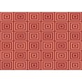 thumbnail image 1 of Ahgly Company Tapis d'Intérieur Lavable en Machine Rectangle Transitionnel Cone Orange, 7 Pieds x 9 Pieds, 1 of 7
