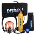 thumbnail image 1 of Graflsoa Yellow S5000plus Diving Set B - 6061 Aluminum Tank, PC Mask, 1L Air Tank, Diving Gear Kit, 1 of 7