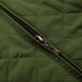 thumbnail image 4 of Bienzoe Gilet Matelassé Léger pour Femme, Doudoune Rembourrée, Mode, Fermeture Éclair, Veste Décontractée, Olive, TG, 4 of 6