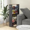 thumbnail image 4 of Costway Rolling Kitchen Slim Storage Cart Mobile Shelving Organizer with Handle, 4 of 9