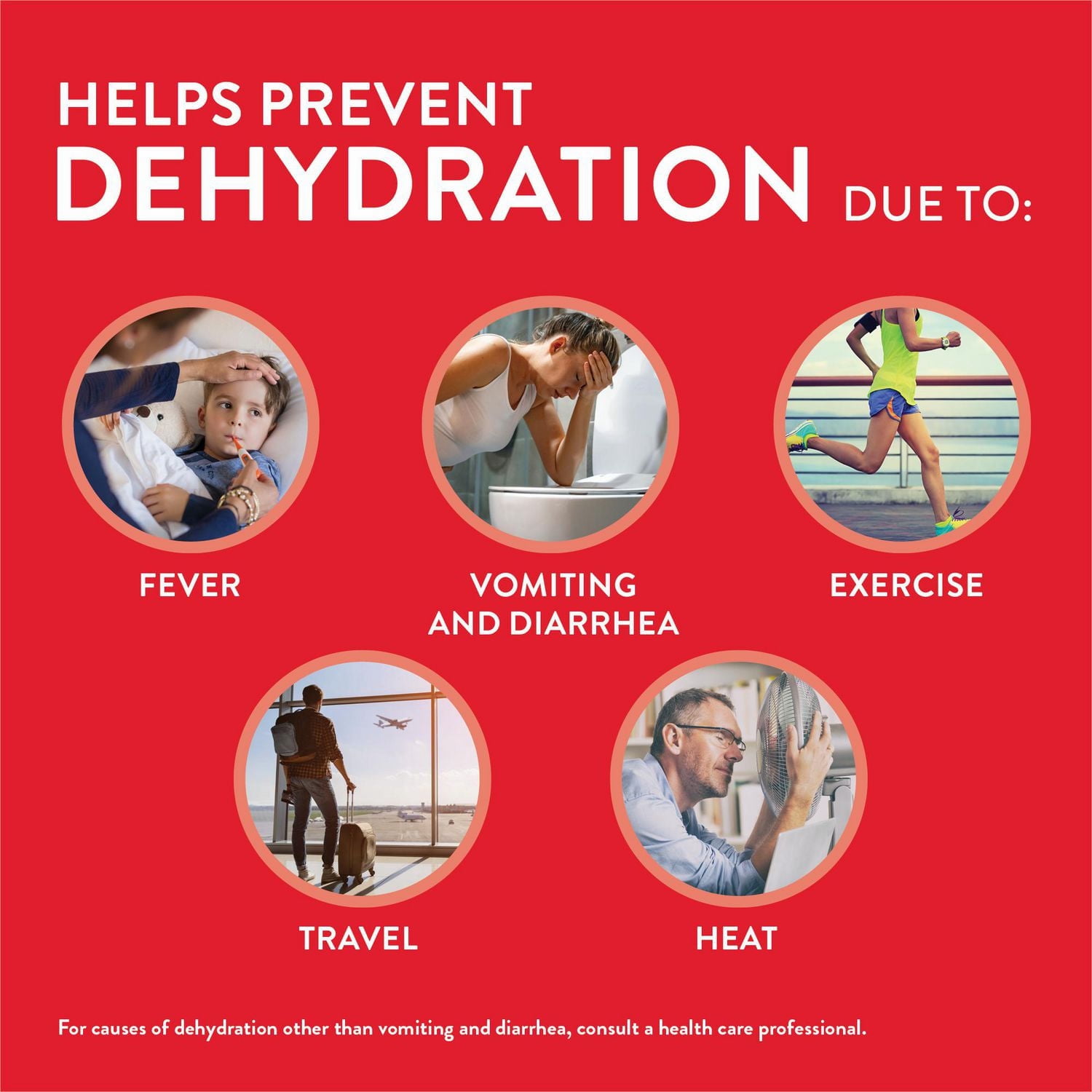 Pedialyte Solution de Réhydratation Orale aux Électrolytes, Fraise, Bouteille de 1L