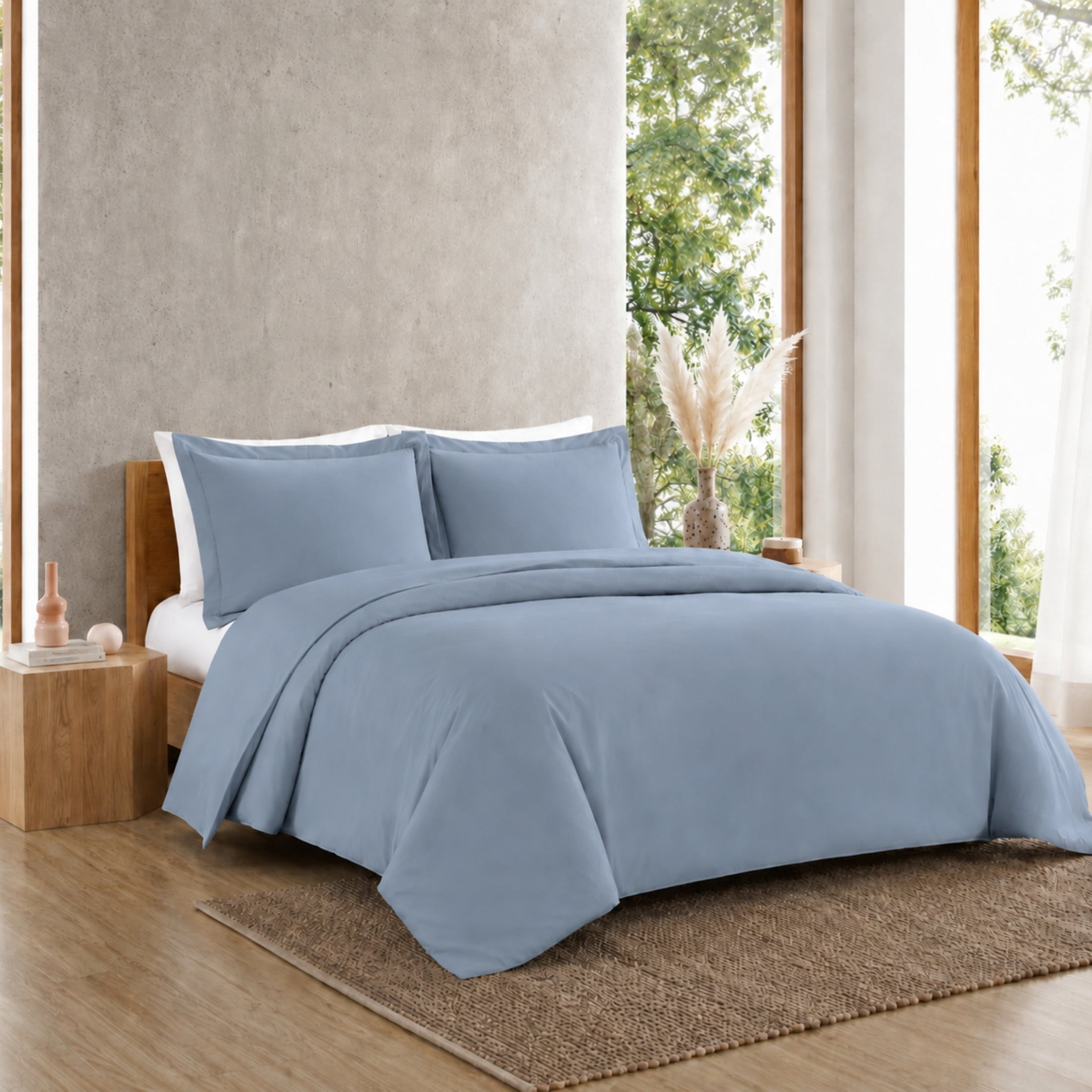 Swift Home Ultra Soft Solid Duvet Cover Set, King