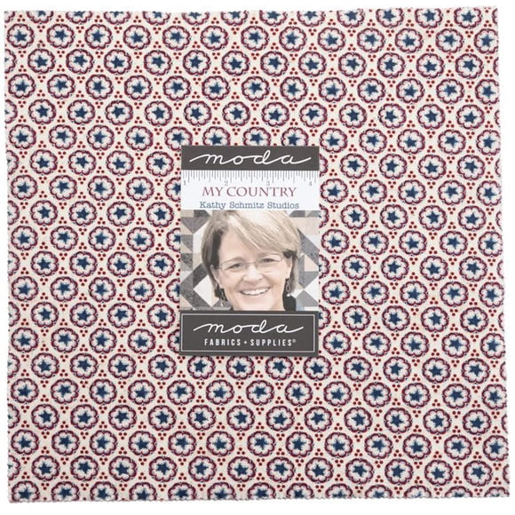 My Country Layer Cake 42-10"" Precut Fabric Quilt Squares by Kathy Schmitz