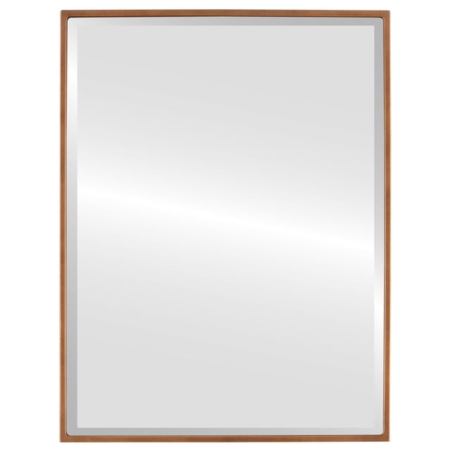 Singapore Framed Rectangle Mirror - Sunset Gold - 25" x 31"