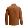 thumbnail image 4 of fatyb Chandail pour Hommes à Col Roulé Décontracté Tricoté Extensible à Manches Longues Hauts Chauds d'Automne Hiver pour Hommes, 4 of 5