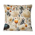 thumbnail image 3 of Designart "Subdued Floral Boho II" Boho Throw Pillow - Bohemian Pillow For Couch - Insert And Pillows Covers For Bedroom Decor, 3 of 5