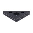 thumbnail image 1 of Règle d'Angle Carrée 45 Degrés, Épaisseur 15mm Règle en Alliage d'Aluminium pour Menuiserie Outils de Menuiserie, 1 of 8