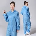 thumbnail image 1 of Reusable Protective Clothing Dust-proof And Anti-static Protective Suit with Zip Front Opening, 1 of 8