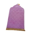 thumbnail image 3 of Prayer Rug Worship Mat Floor Carpet Rugs Travel for Outdoor Bedroom Birthday Gifts Taro, 3 of 9