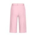 thumbnail image 4 of Liquidation d'Économies d'Été 2025! Shorts pour Femmes Shorts en Sergé Extensible Grande Taille Taille Fine à Enfiler Shorts de Randonnée Réguliers d'Été Décontractés avec Poches, 4 of 8