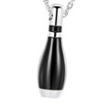 thumbnail image 2 of Pendentif Tube en Acier Inoxydable Collier Pendentif Boîtier Creux en Acier Inoxydable Capsule pour Cendres Bijoux, 2 of 9