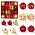 thumbnail image 3 of Pisexur Christmas Balls Ornaments for Xmas Tree, 44Pcs Shatterproof Christmas Tree Decorations, Tree Hanging Balls Christmas Balls Ornaments Set for Party Wedding Decoration, 3 of 6