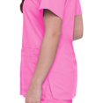 thumbnail image 3 of Landau Haut de Blouse Médicale pour Femmes : 4 Poches, Coupe Classique Décontractée, Col en V Durable 8219, 3 of 4