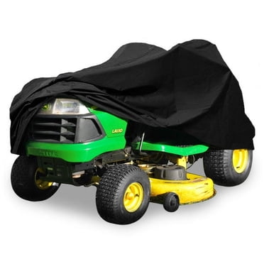Housse de Tondeuse à Gazon et Tracteur NEH Deluxe pour Terrasses jusqu'à 54 Pouces - Noir - Housse de Rangement Résistante à l'Eau et aux Rayons du Soleil