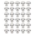 thumbnail image 1 of Hex Shaped Rivets Screws 30 Set, 12mm Zinc Alloy Metal Kit for Clothing, 1 of 7