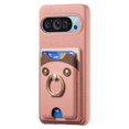 thumbnail image 2 of Étui pour FOXDOCK Google Pixel 9 Pro TG, Cuir, Anneau Ourson, Porte-Cartes, 2 of 4