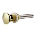 thumbnail image 3 of Pop-Up Bathroom Sink Drain with Overflow Brushed Gold, 3 of 8