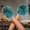 Sky Blue, variant on Halloween Costume Claw Gloves for Cosplay and Party Activities, Half-Finger Design with Long Hair Texture, Comfortable Fit for Adults and Kids, Perfect for Themed Events and Photo Props