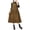 AA-Khaki, variant on QATAINLAV Women's Corduroy Button Down Tank Dress Casual Crewneck Sleeveless Pinafore Dresses Over Knee Long Overall Dress with Pockets Coffee XXXL Lightening Sales