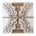 thumbnail image 1 of Picky Bride 50Pcs Rustic Wedding Invitations with Kraft Wedding Invite Cards Blank Laser Cut Wedding Invitations - Set of 50 pcs (Blank Wedding Invitations), 1 of 4
