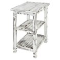 thumbnail image 1 of Alaterre Furniture Country Cottage 2-Shelf End Table in White Antique Finish, 1 of 5