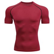 Ketyyh-chn99 Chemises pour hommes Tee col rond manches courtes en couleur solide pour hommes T-shirt T-Shirts pour homme pour homme, M
